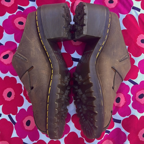 🏴󠁧󠁢󠁥󠁮󠁧󠁿 Dr. Martens MIE Clogs Chunky Platform Block Heel 90’s Mules UK 6 - Picture 15 of 16